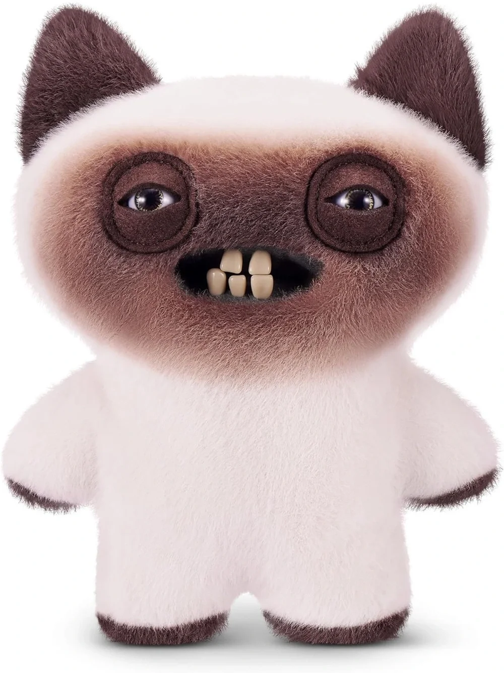 Zuru YAWPER Alley Cats Fuggler Cute Furry Character Plush in Cream and Brown